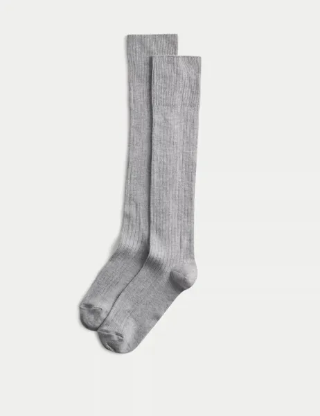 Marks & Spencer 2 Pack Freshfeet Supersoft Knee High Socks