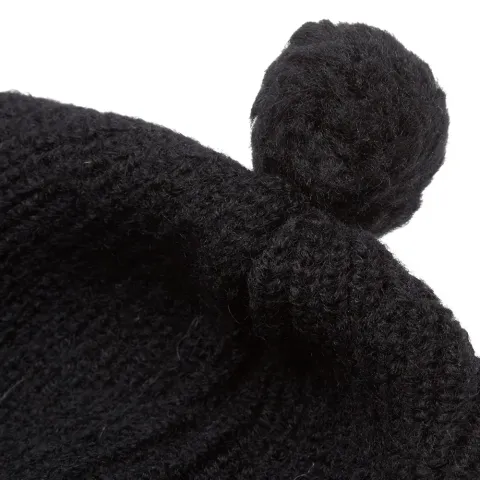 Solid Pom Pom Hat