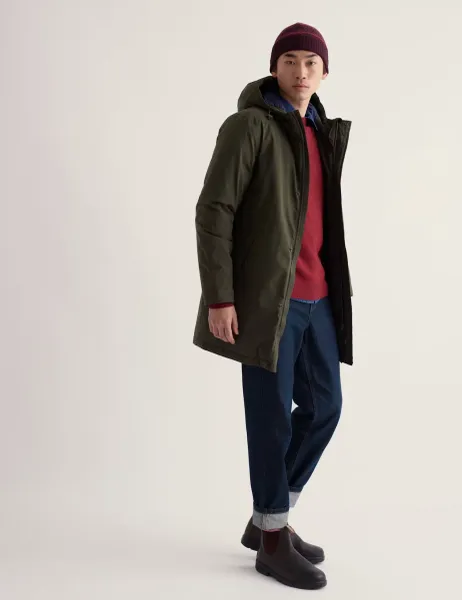 Seasalt Cornwall Men's Gybe Waterproof Coat Olive
