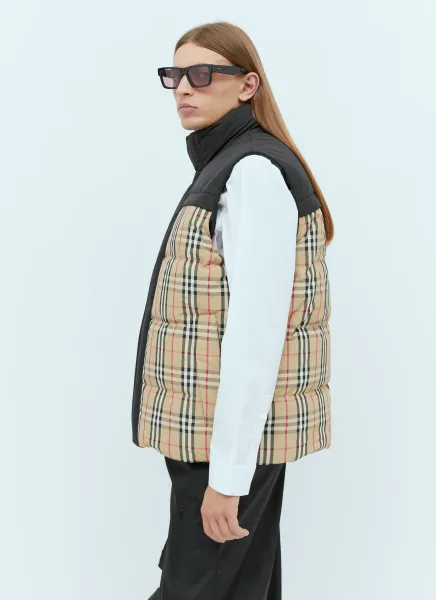 Check Panel Reversible Gilet