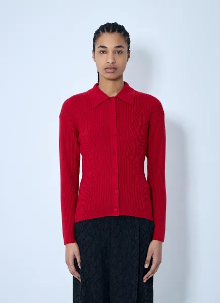 Rib Cardigan