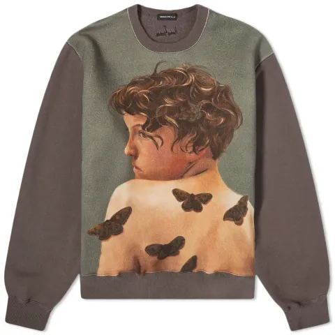 Face Print Crew Sweat