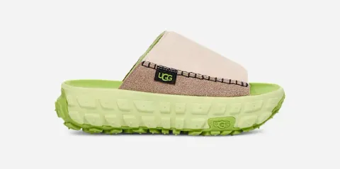 Venture Daze Slide for Women, Suede/Polyester
