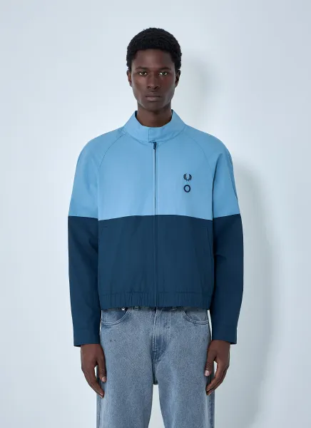 High-Collar Zip Jacket