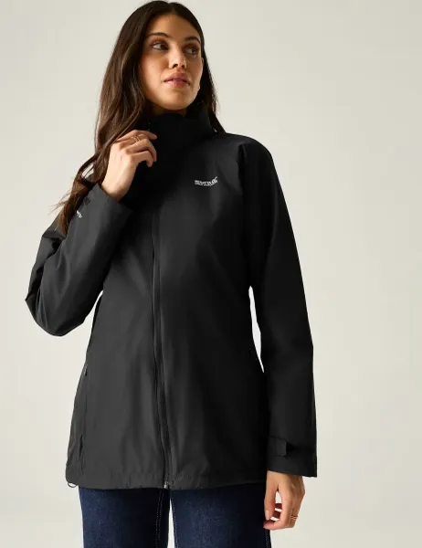Regatta Daysha II Hooded Rain Jacket Black