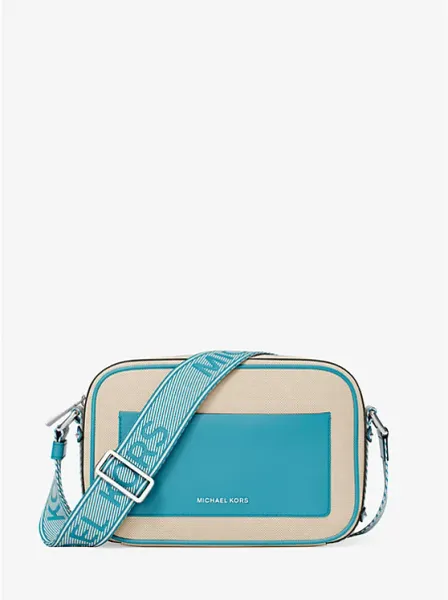 Michael Kors Maeve Large Canvas Crossbody Bag
