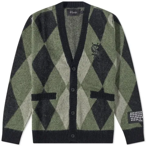 Old Dollar Argyle Cardigan