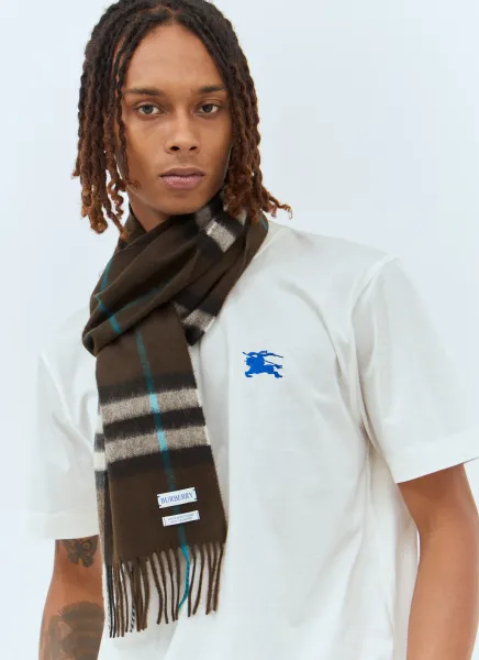 Giant Check Cashmere Scarf