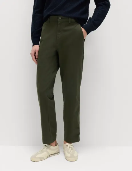 Marks & Spencer The Ultimate Regular Fit Chinos Dark Khaki