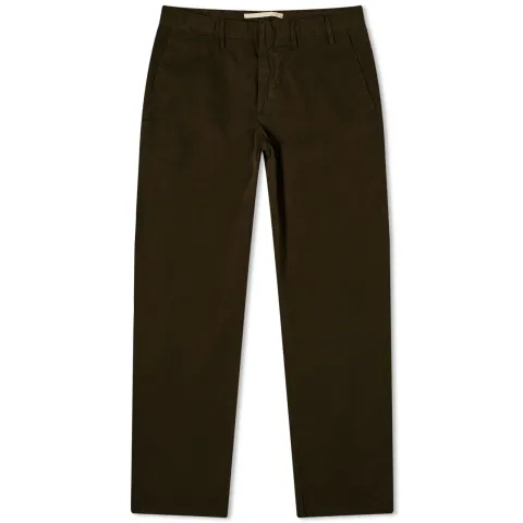 Aros Regular Italian Brushed Twill Trousers