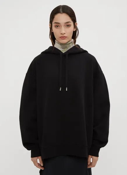 Logo Motif Hooded Sweatshirt