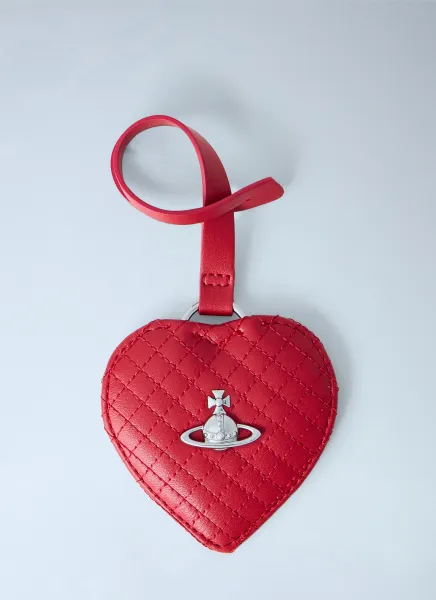 Vivienne Westwood Heart Mirror Charm Keyring