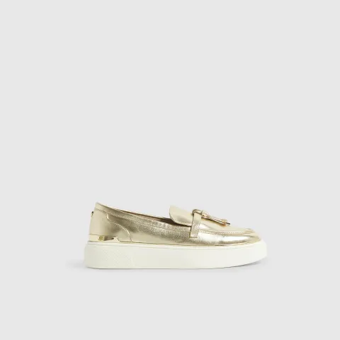 River Island Tassel Slip On Trainers