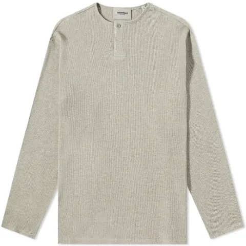 Long Sleeve Thermal Henley T-Shirt