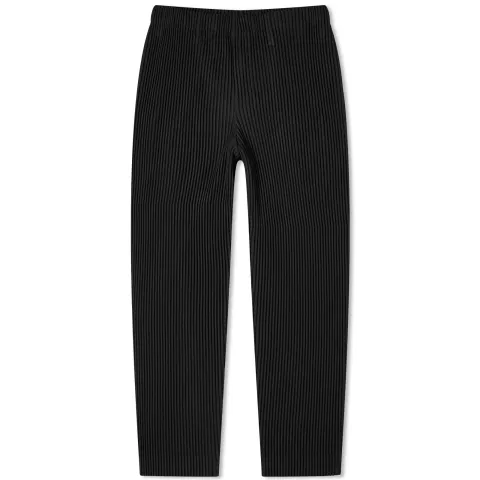 Pleated Straight Leg Trousers