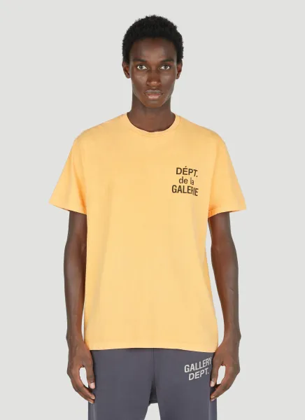 French Logo Print T-Shirt