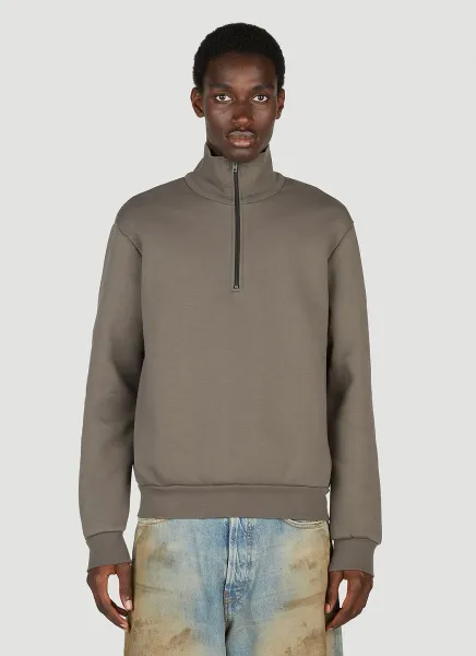 Zip-Front Sweatshirt