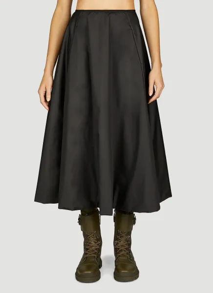 Volume Midi Skirt