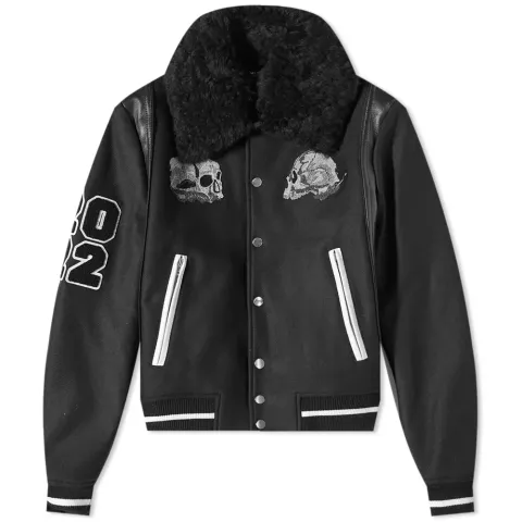 Wes Lang Skull Varsity Jacket
