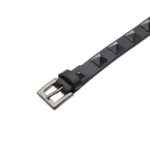 Leather Rock Stud Bracelet