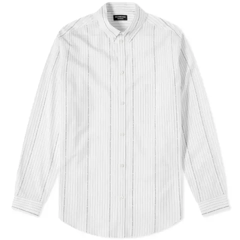 Pinstripe Logo Shirt