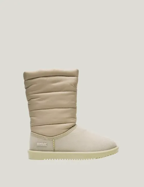 Regatta Waterproof Quilted Mid Calf Boots Beige