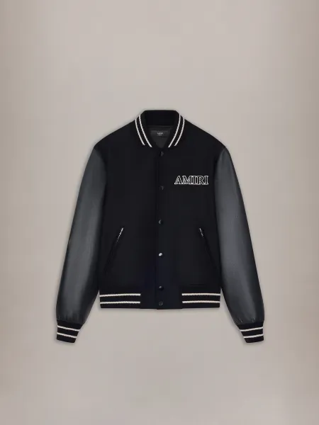 VARSITY JACKET - BLACK