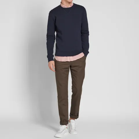 14 Elbow Patch Crew Sweat