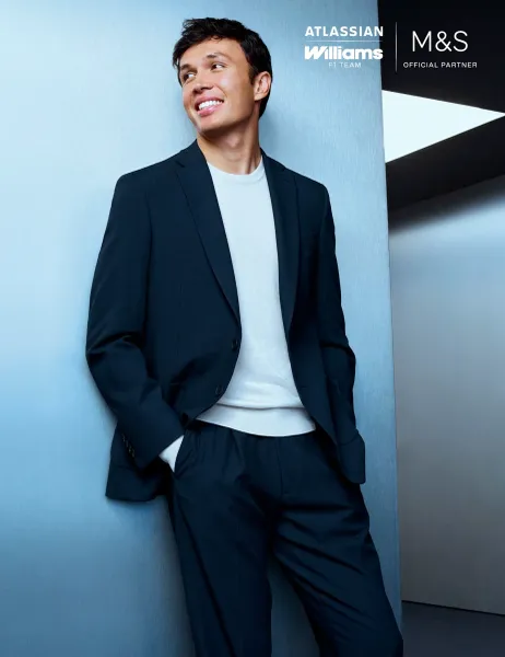 Tailored Fit Performance Jacket Navy
