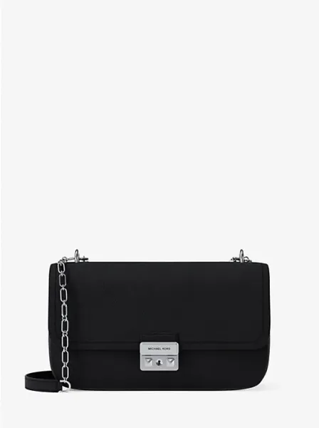 Michael Kors Tribeca Large Pebbled Leather Shoulder Bag