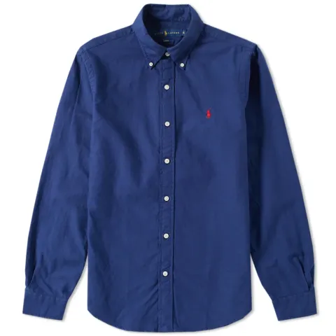 Slim Fit Garment Dyed Oxford Shirt