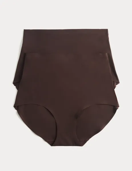 Body by M&S 2 Pack Body Invisibles No VPL Shaping Briefs Zircon