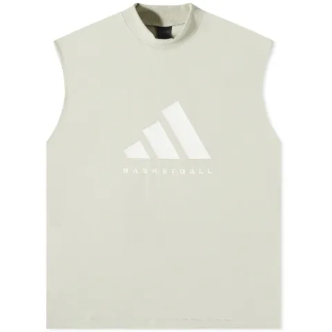 Basketball Sleeveless Logo T-Shirt