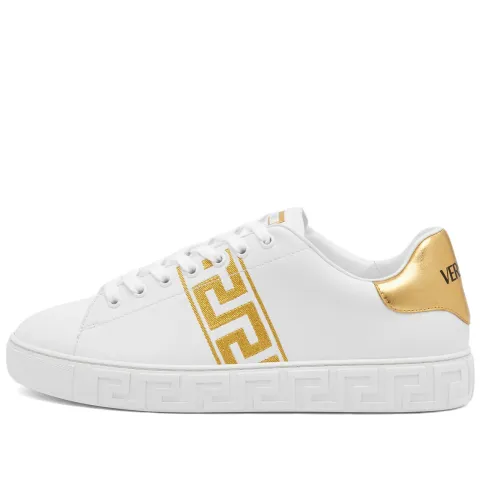 Greek Sole Embroidered Band Sneaker