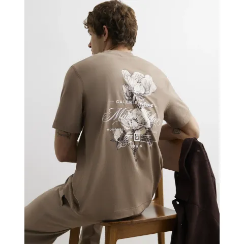 River Island Regular Fit Cotton Floral T-Shirt
