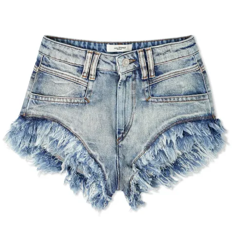 Isabel Marant Etoile Eneidao Denim Hot Pants