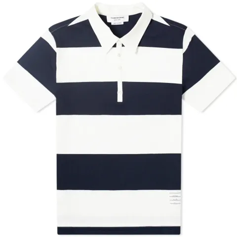 Rugby Stripe Short Sleeve Polo