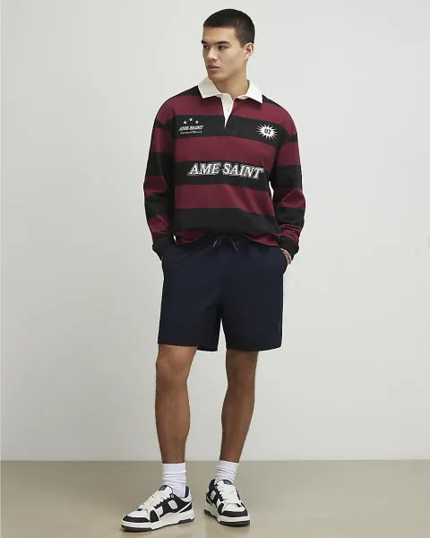 River Island Regular Fit Taped Shorts