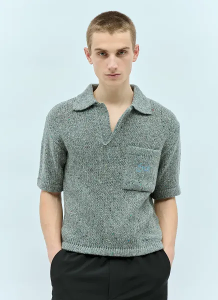 Knit Polo Shirt
