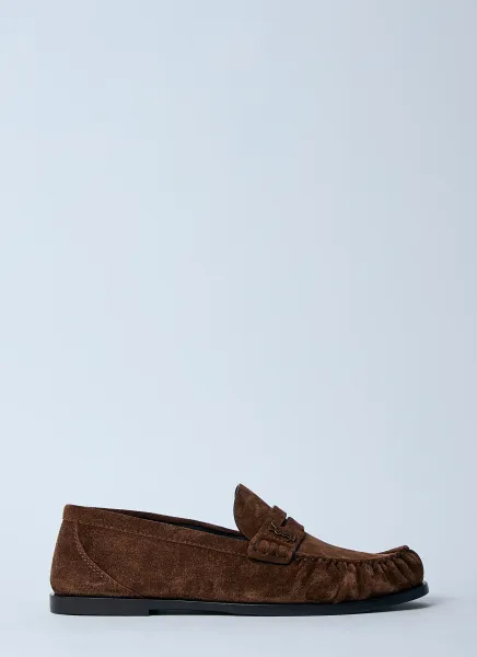 Laurent Suede Loafers