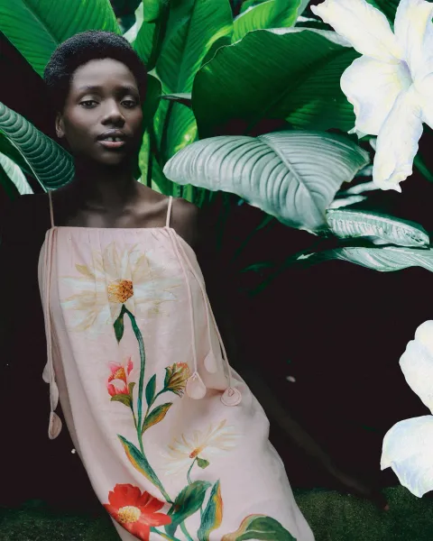 FARM Rio Bromelia Midi Dress