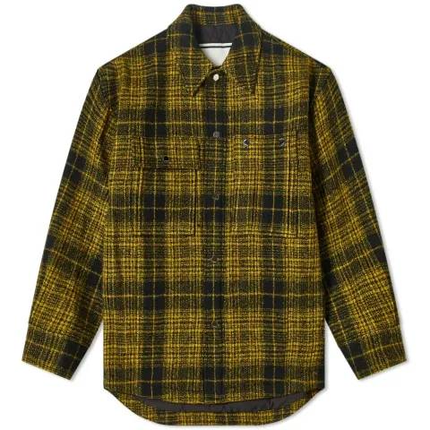 Quilted Check Shirt Jacket
