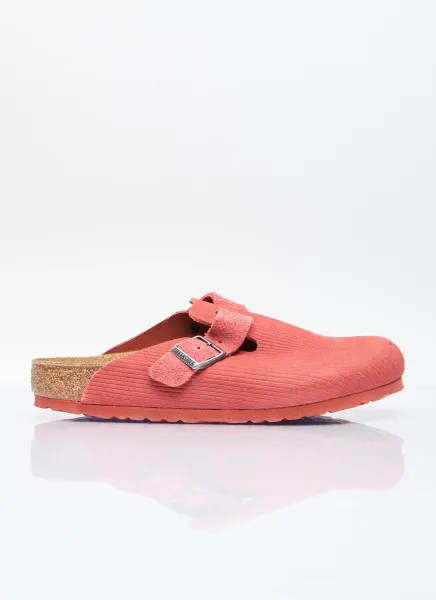 Embossed Boston Mules