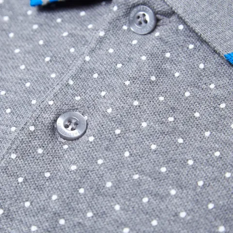 Fred Perry Hem Bound Polka Dot Print Polo