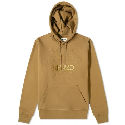 Tonal Tiger Embroidered Popover Hoody