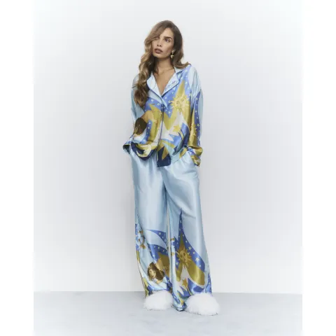 River Island Satin Astrology Pyjama Set