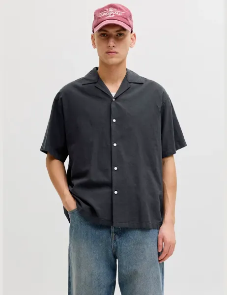 Jack & Jones Relaxed Fit Revere Collar Short Sleeve Shirt