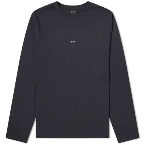 A.P.C. Long Sleeve Chris Logo Tee
