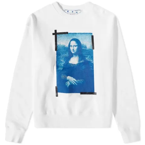 Mona Lisa Over Crew Sweat
