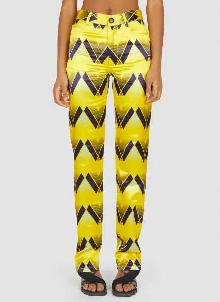 Graphic Print Pants